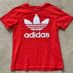 Red adidas short sleeve